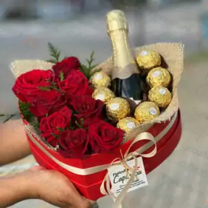 CAIXA BOX CORAÇÃO SERENATA