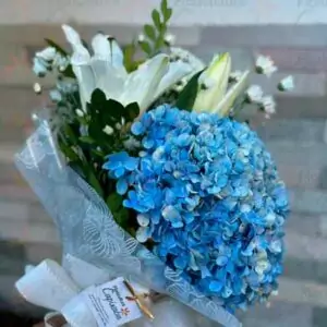 Mimo de Lírios e Hortensia Blue